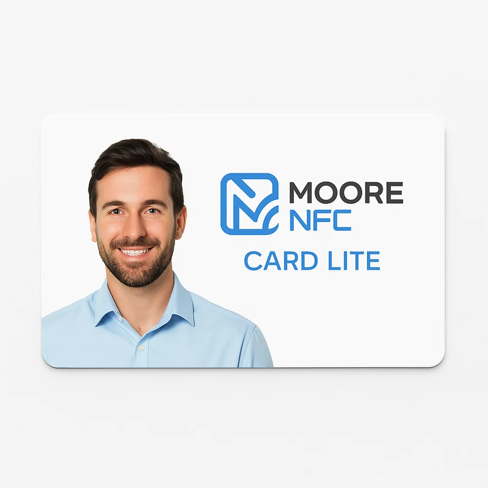 Moore Card Lite – Tarjeta NFC con foto incluida